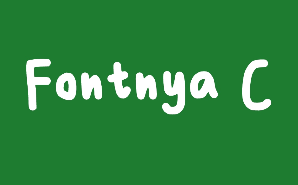 Fontnya Chelsea font big
