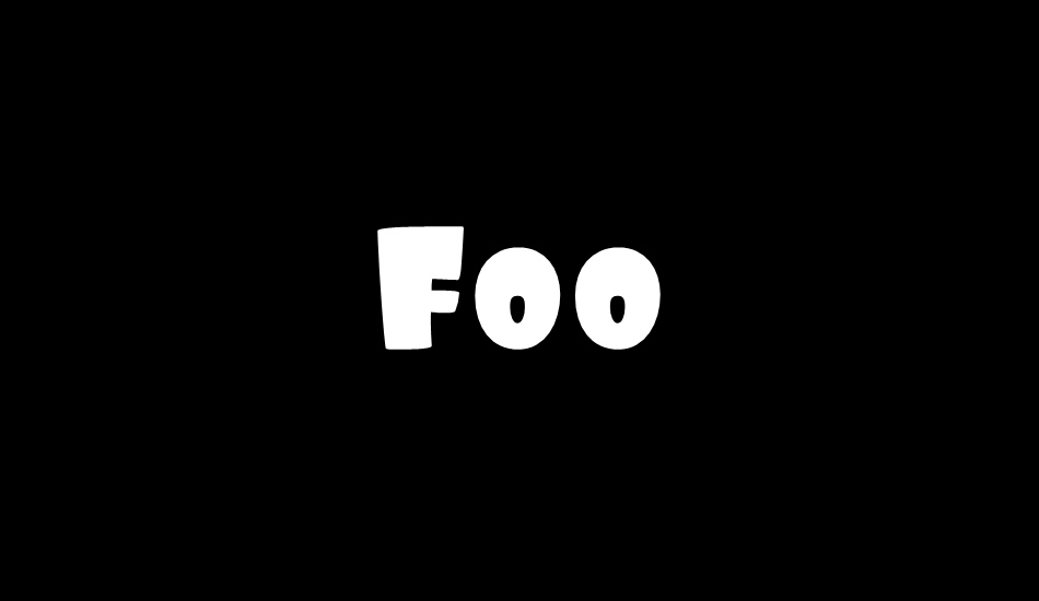 Foo font big