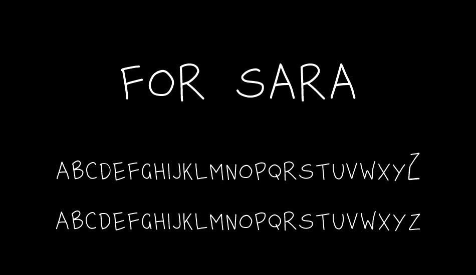 for sara font