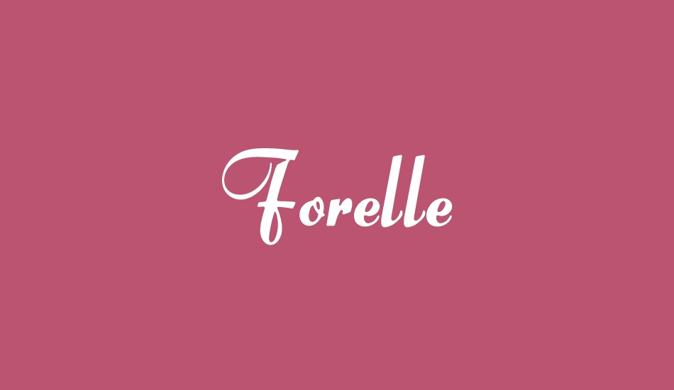 Forelle font big
