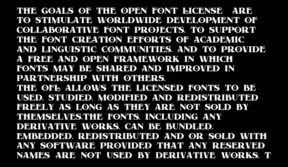 Forest Regular font 1