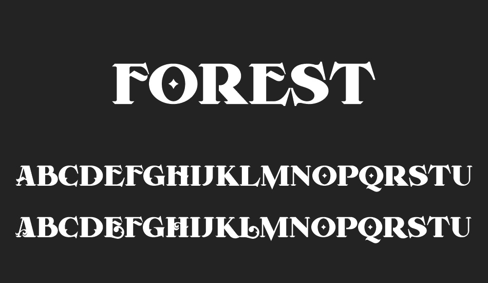 Forest Regular font