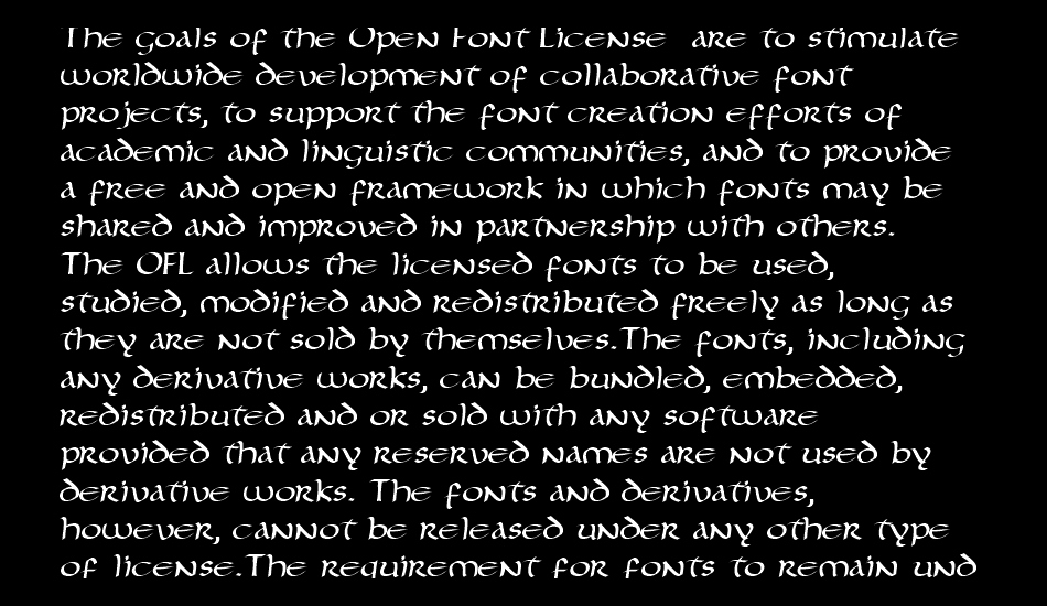 ForgottenUncial font 1