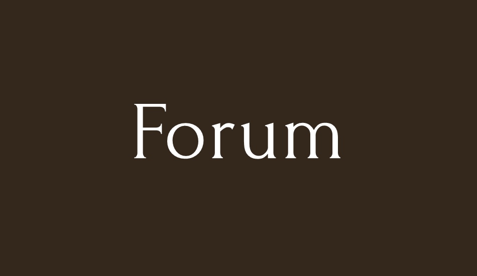 forum font big