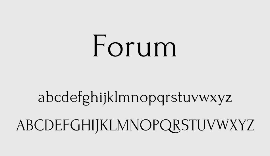 forum font