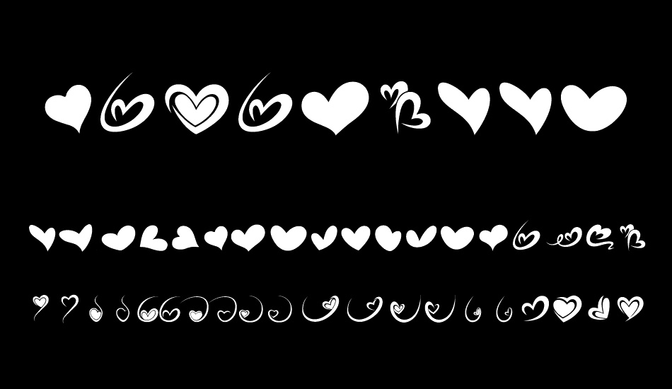fotograami-hearts01 font