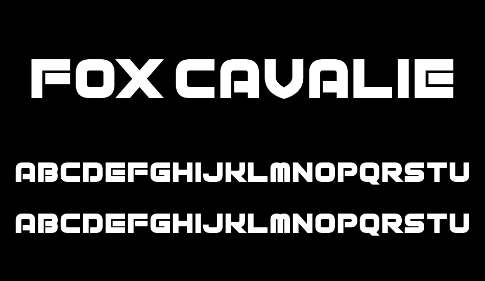 Fox Cavalier font