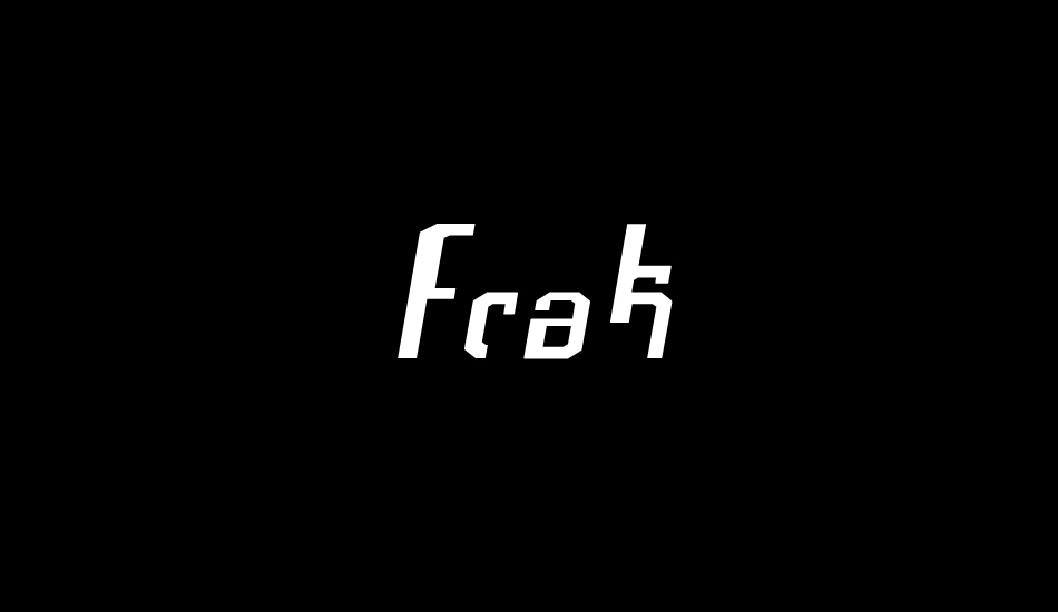 Frak font big