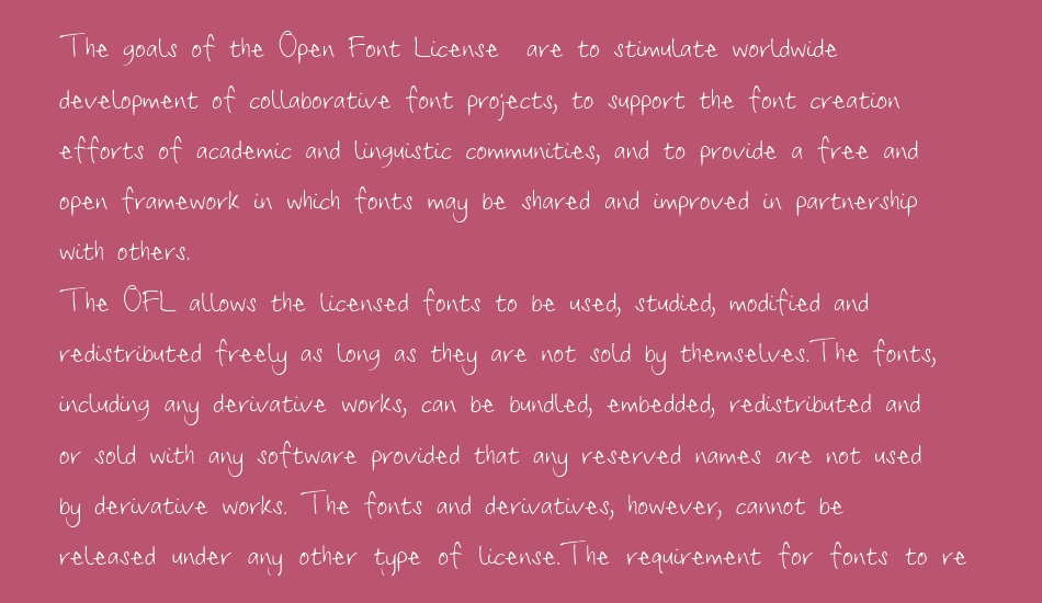 Frangipani Rose font 1