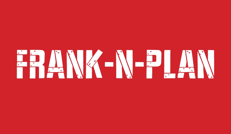 Frank-n-Plank font big