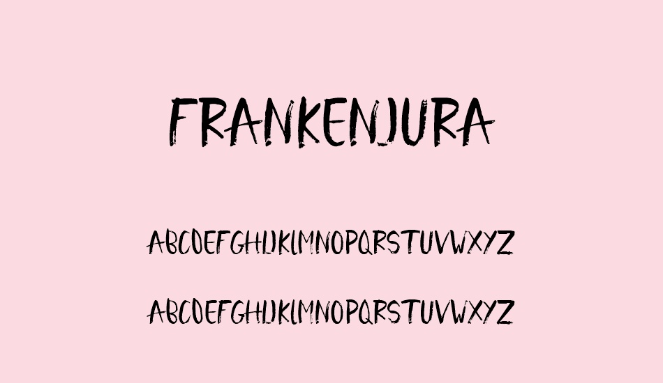 frankenjura-demo font