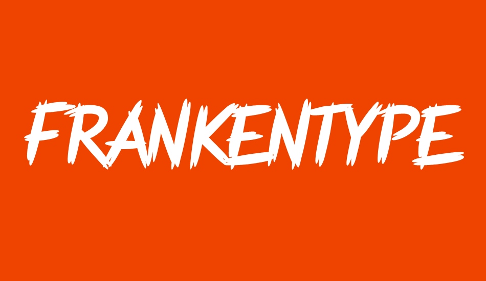 Frankentype Personal Use Only font big