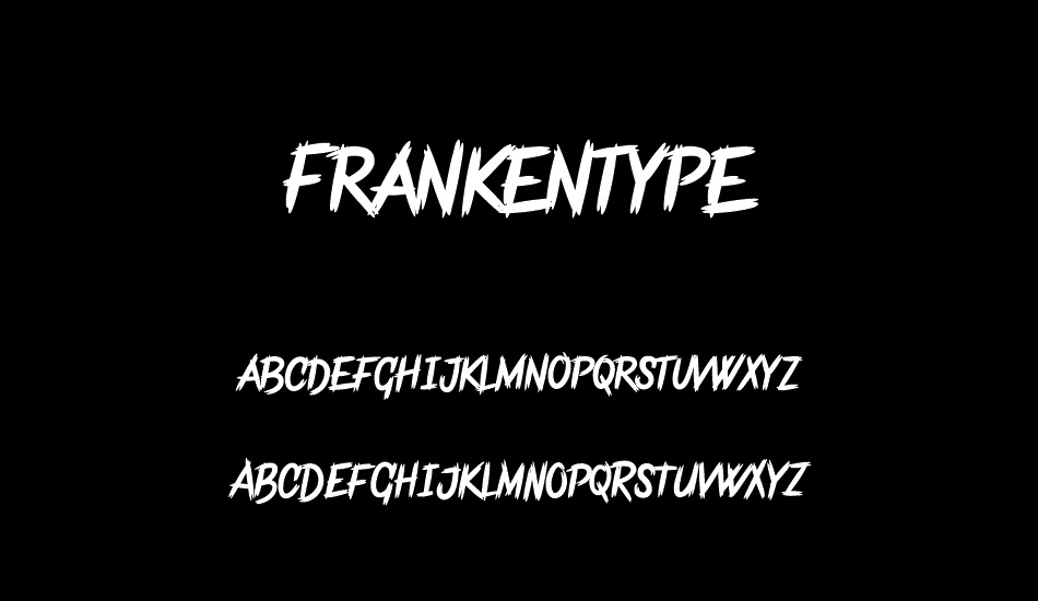 Frankentype Personal Use Only font