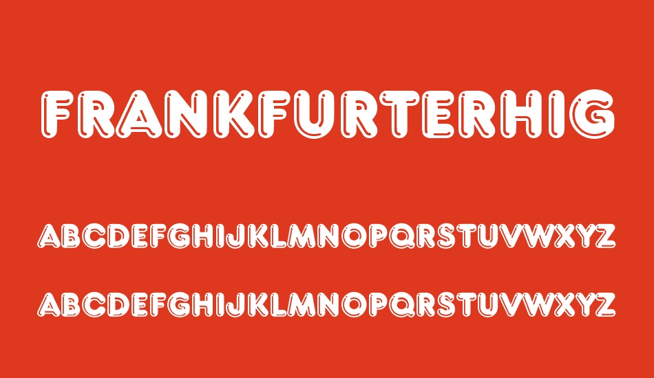 FrankfurterHigD free font