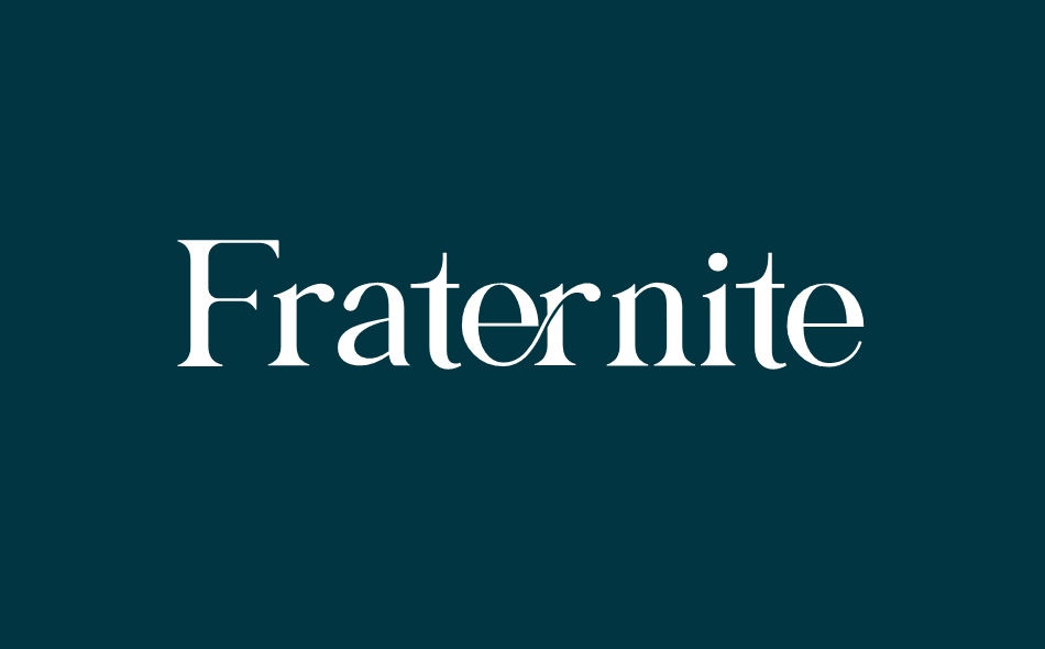 Fraternite font big