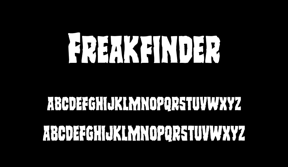 Freakfinder font