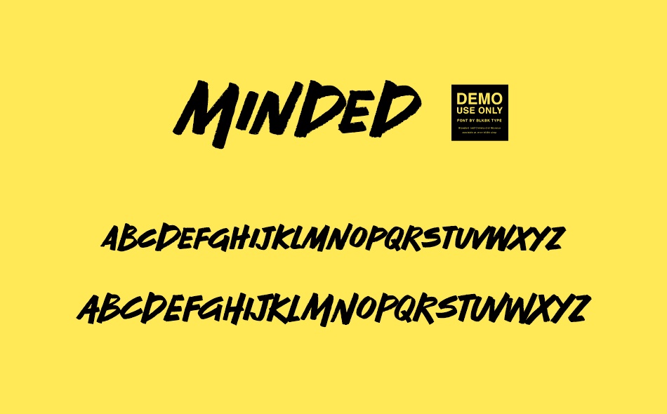 Free Minded font