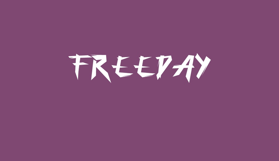 FREEDAY font big