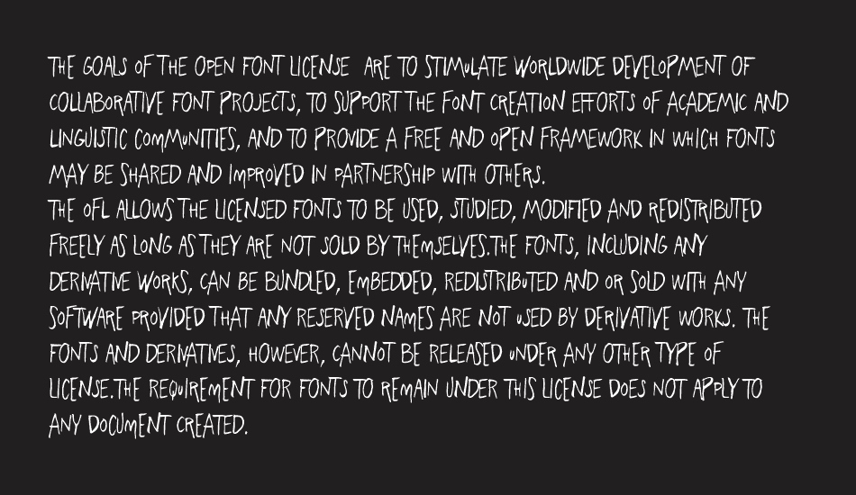 freehand-blockletter font 1