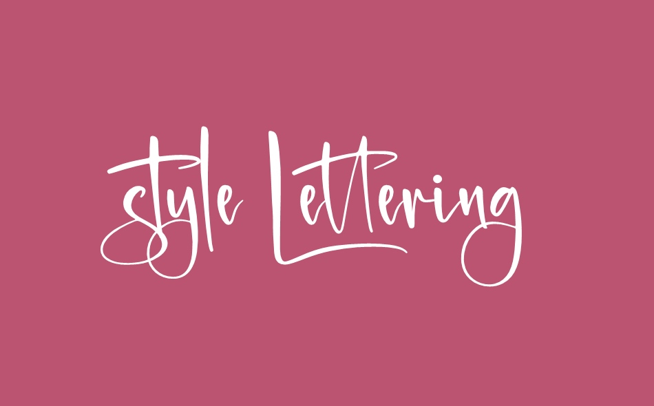 Freestyle Lettering font big