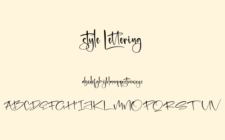 Freestyle Lettering font