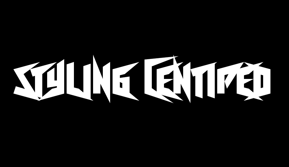 Freestyling Centipede font big