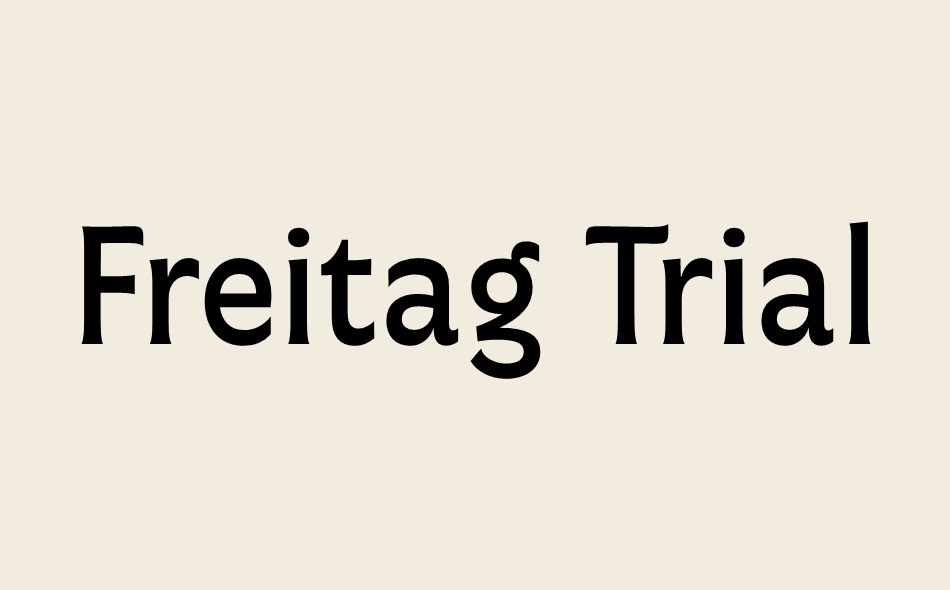 Freitag font big