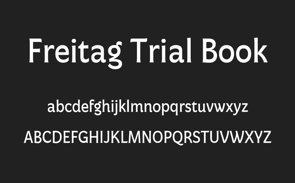 Freitag font