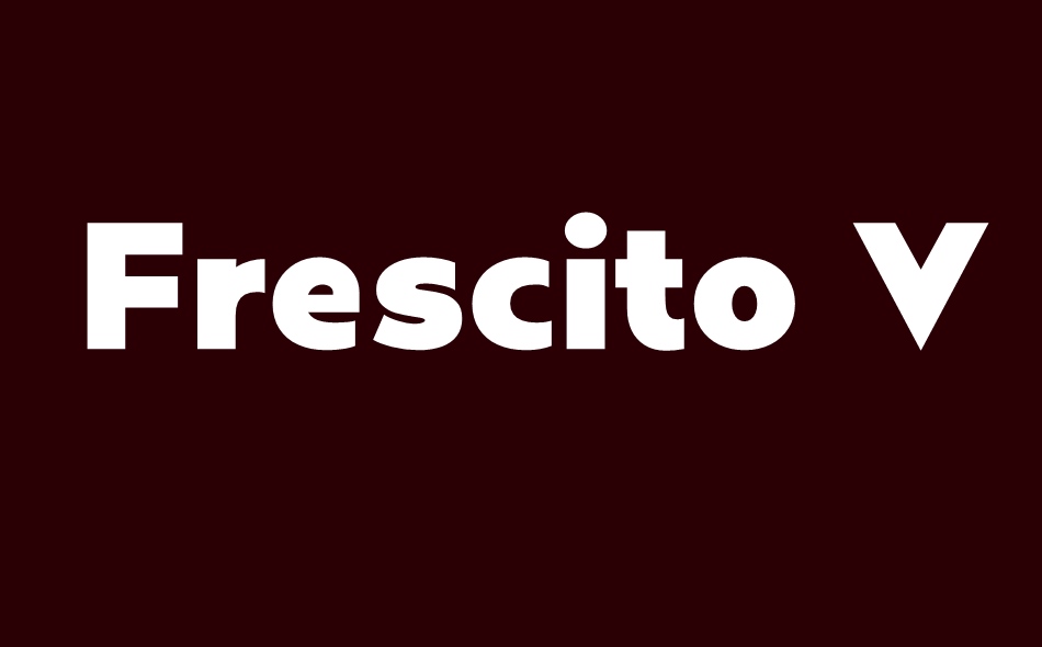 Frescito font big