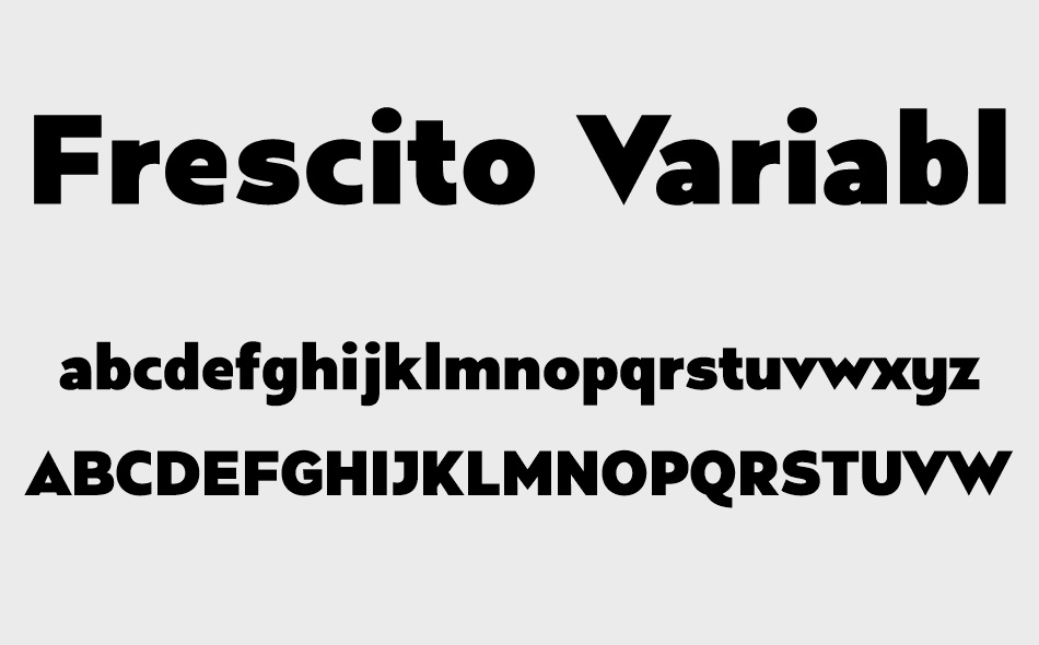 Frescito font