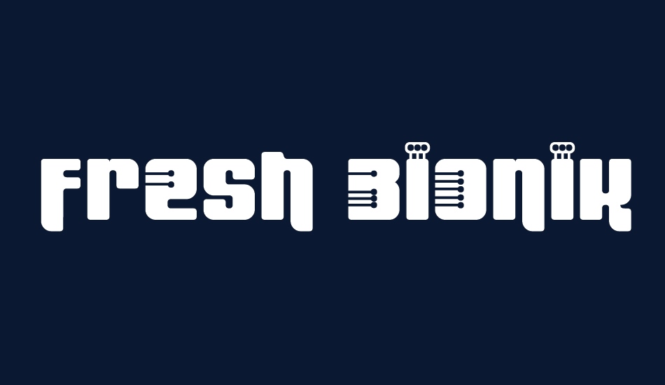 Fresh Bionik SE font big