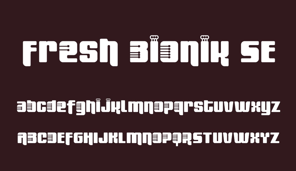 Fresh Bionik SE font