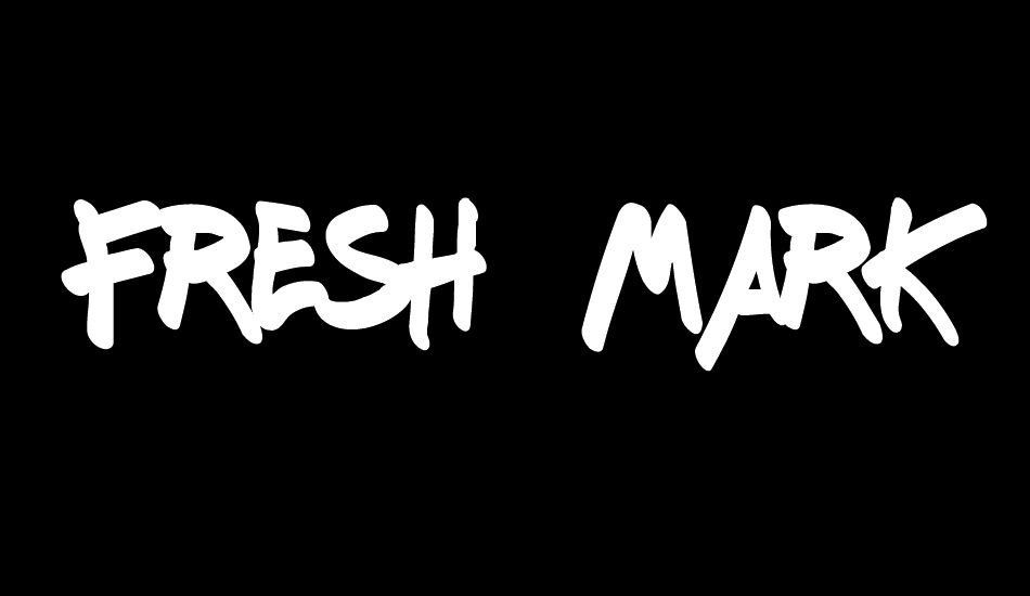 Fresh Marker font big