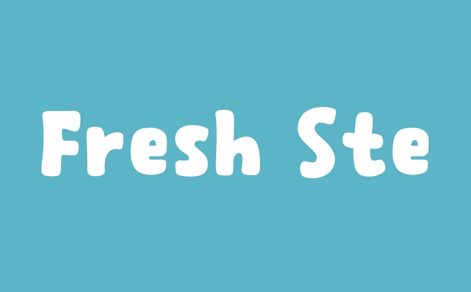 Fresh Steak font big