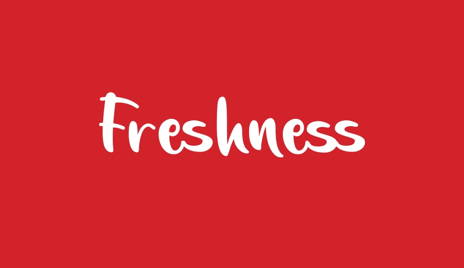 Freshness font big