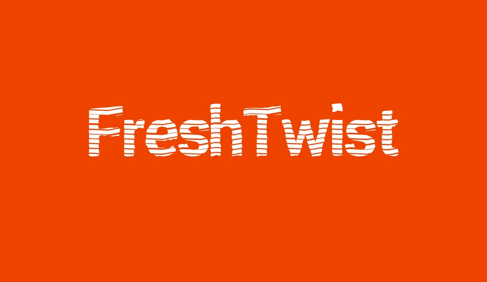 FreshTwist font big