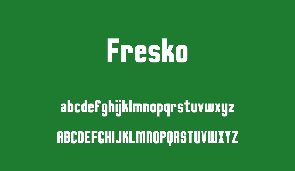 Fresko font