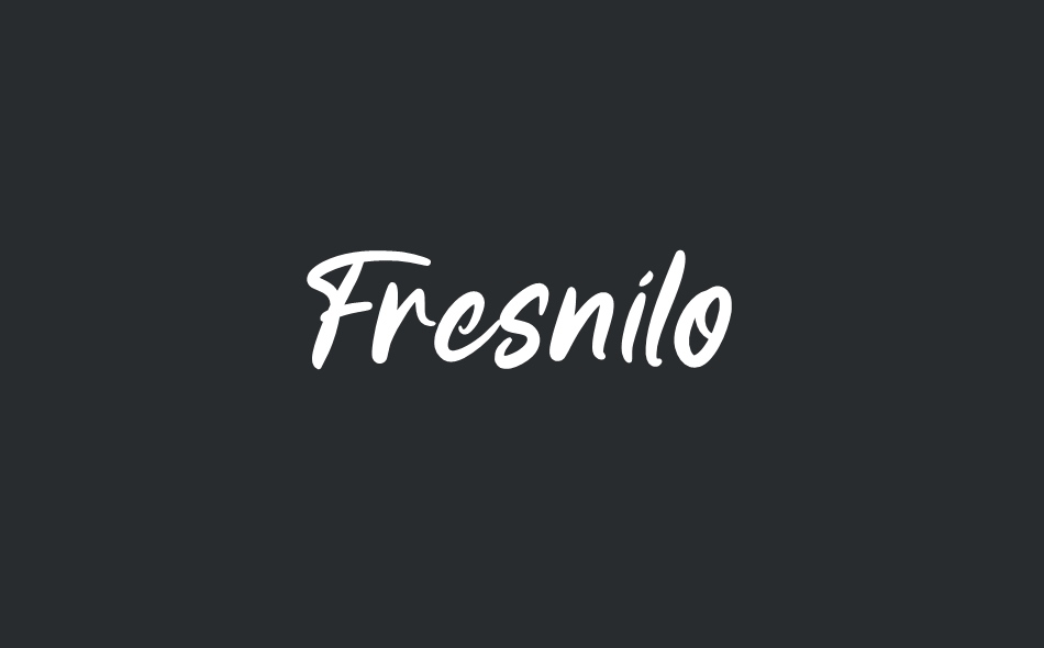 Fresnilo font big