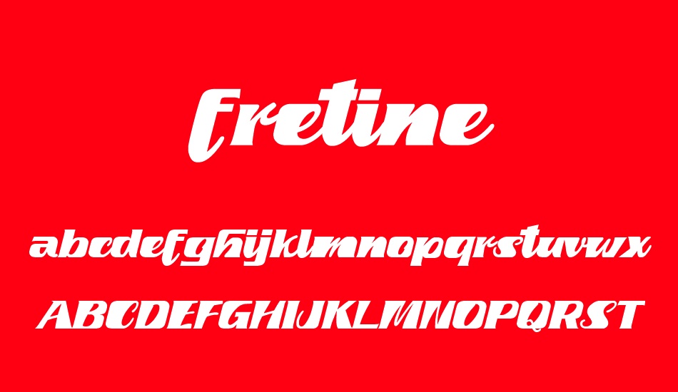 fretine font