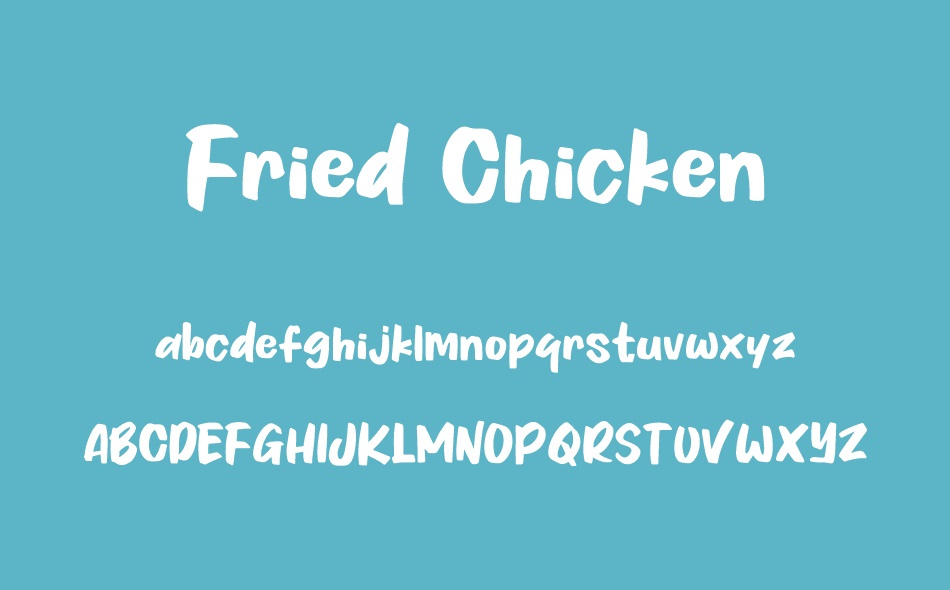 Fried Chicken font