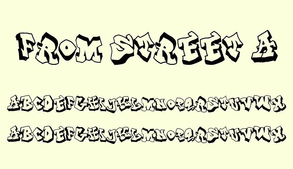 from-street-art font