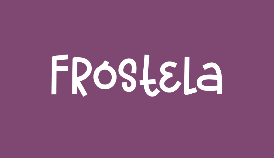 Frostela font big