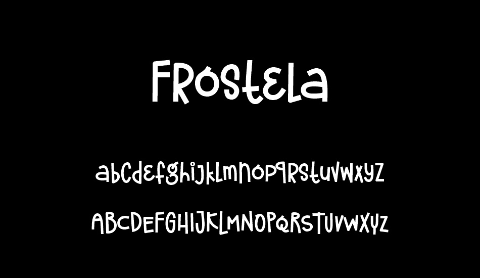 Frostela font