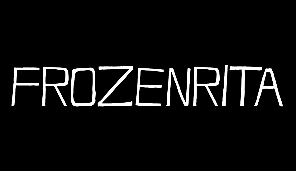 FrozenRita font big