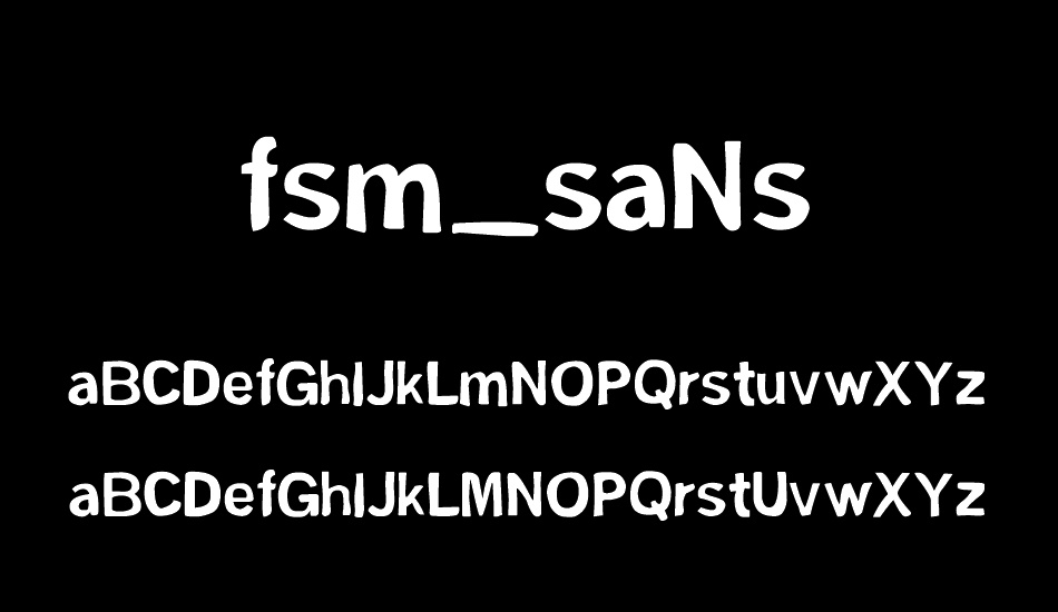 fsm_sans font