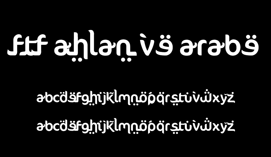 FTF Ahlan Ve Arabez FREE font