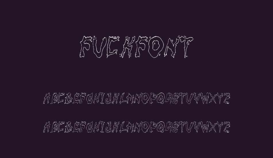 fuckfont font