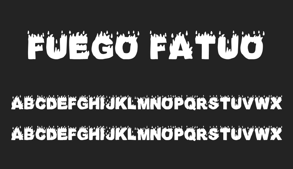 Fuego Fatuo font