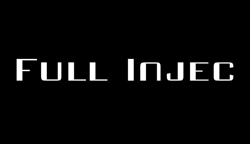 Full Injection font big