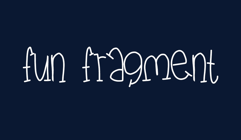 fun fragment font big